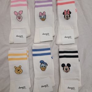 Disney long neck crew socks